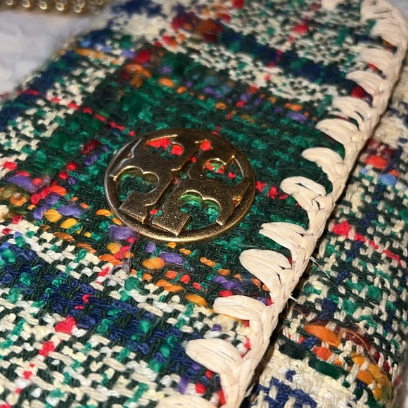 Tweed Tory Burch purse - Picture 4 of 7